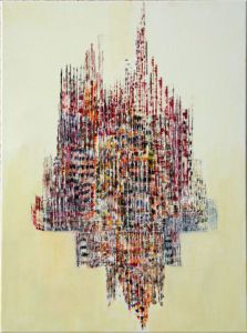 Voir cette oeuvre de Monique Pradoux: La cathédrale de Verre